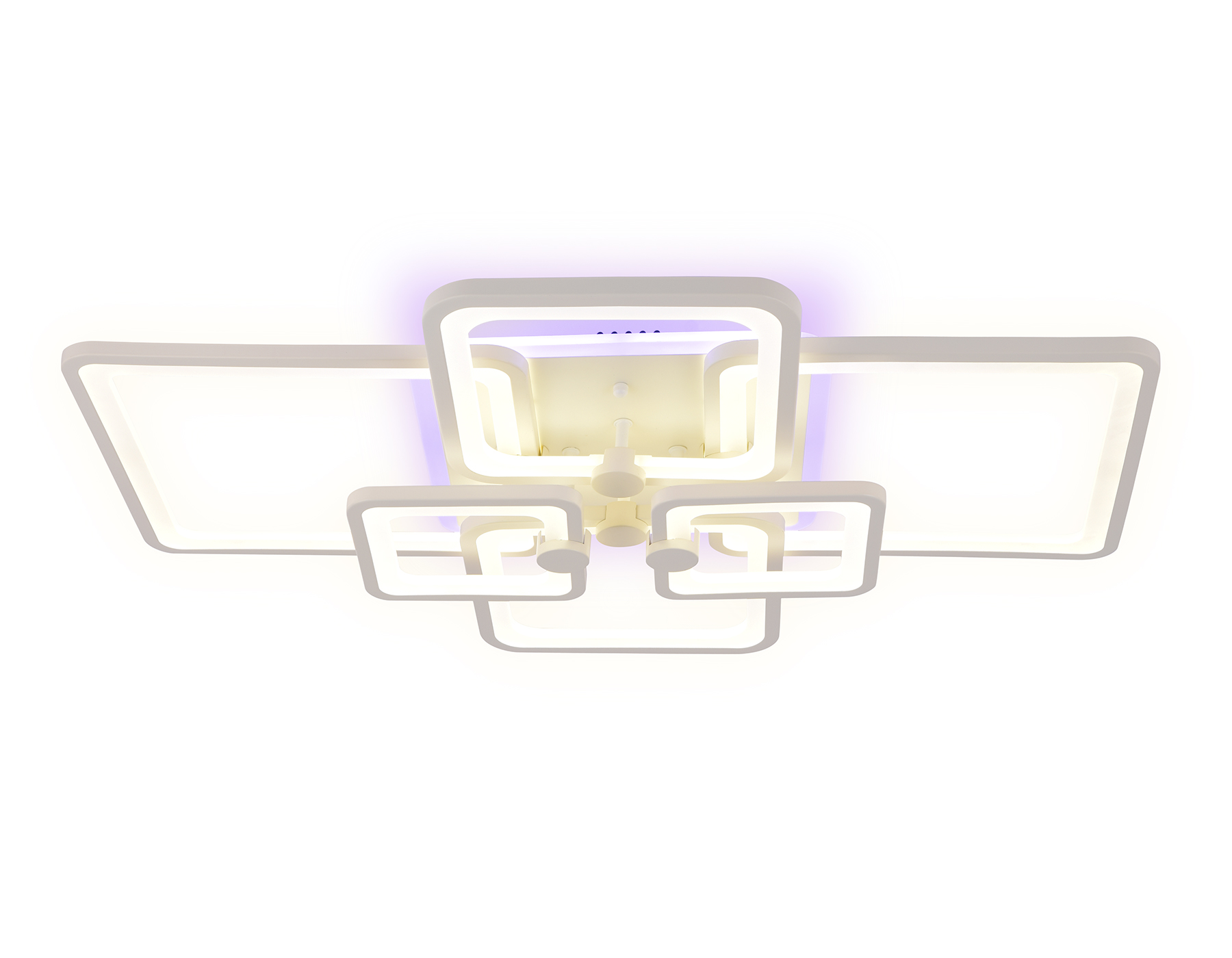 Потолочный светодиодный светильник с пультом FA5306/4+2 WH белый 176W 800*550*140