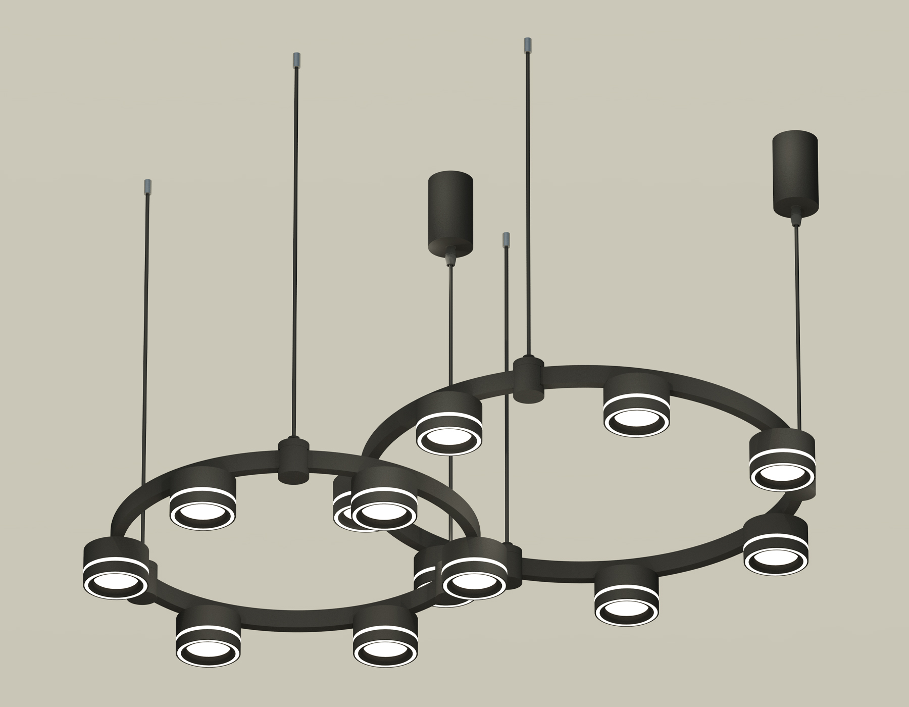 Комплект подвесного светильника Techno Ring с акрилом XR92091004 XR92091004
