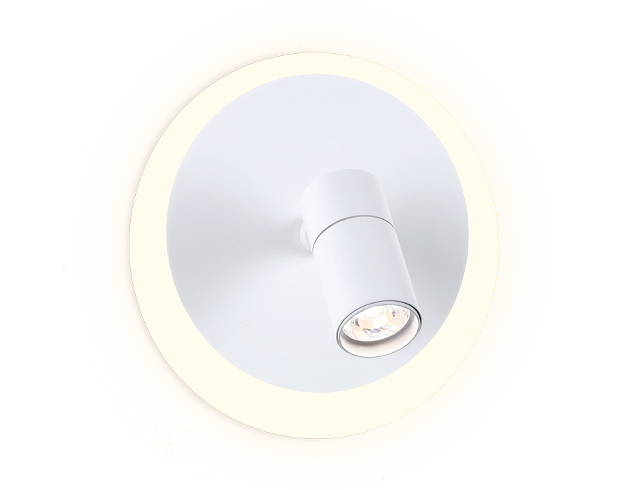 Поворотный настенно-потолочный светодиодный светильник FW260