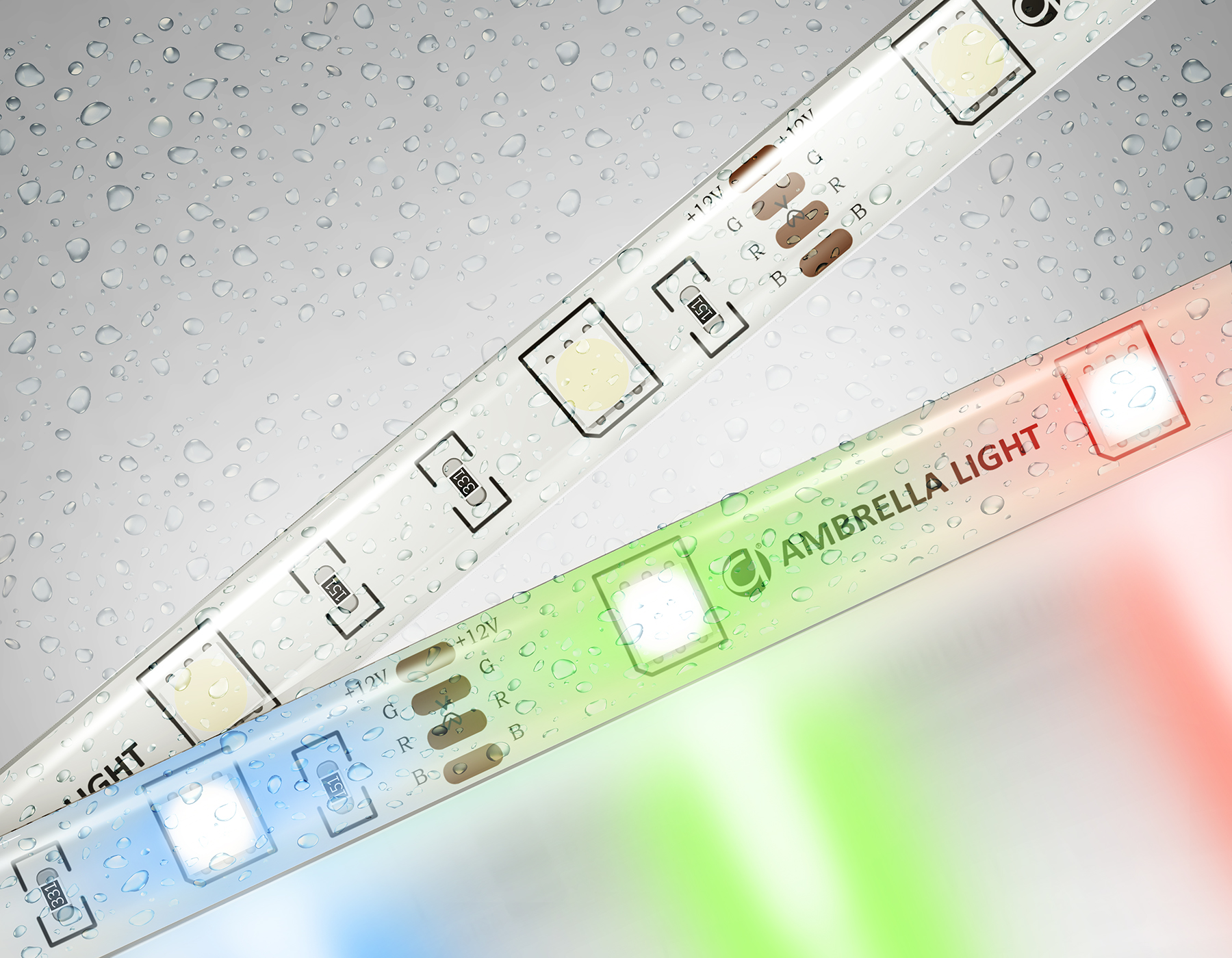 Светодиодная лента RGB Ambrella Light GS2301 5050 30Led /7.2W m/ 12V IP65 RGB 5m GS2301 GS2301