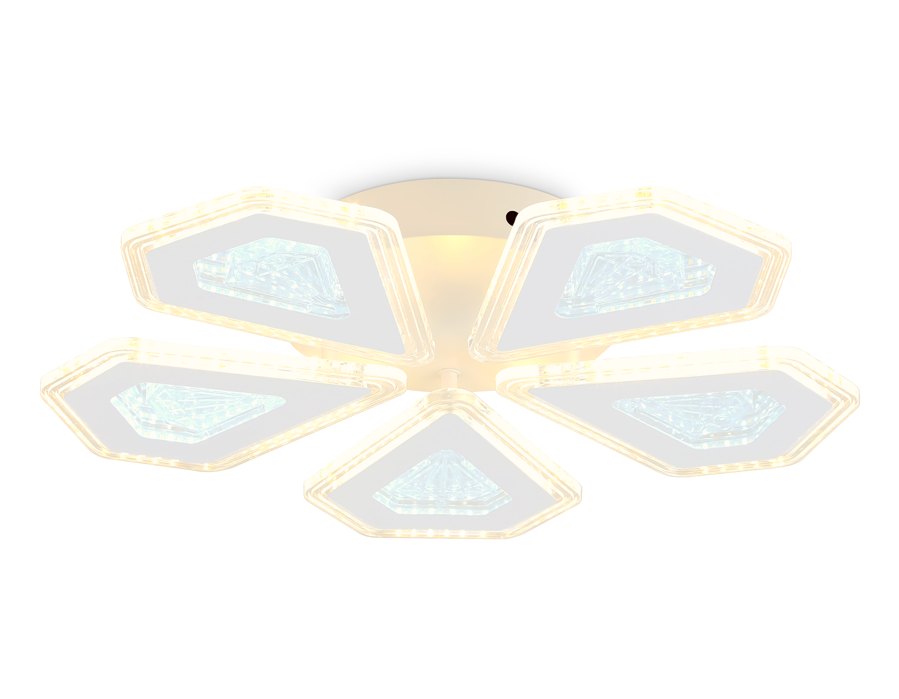 Потолочный светодиодный светильник с пультом FA4030/5 WH белый 96W D470*80
