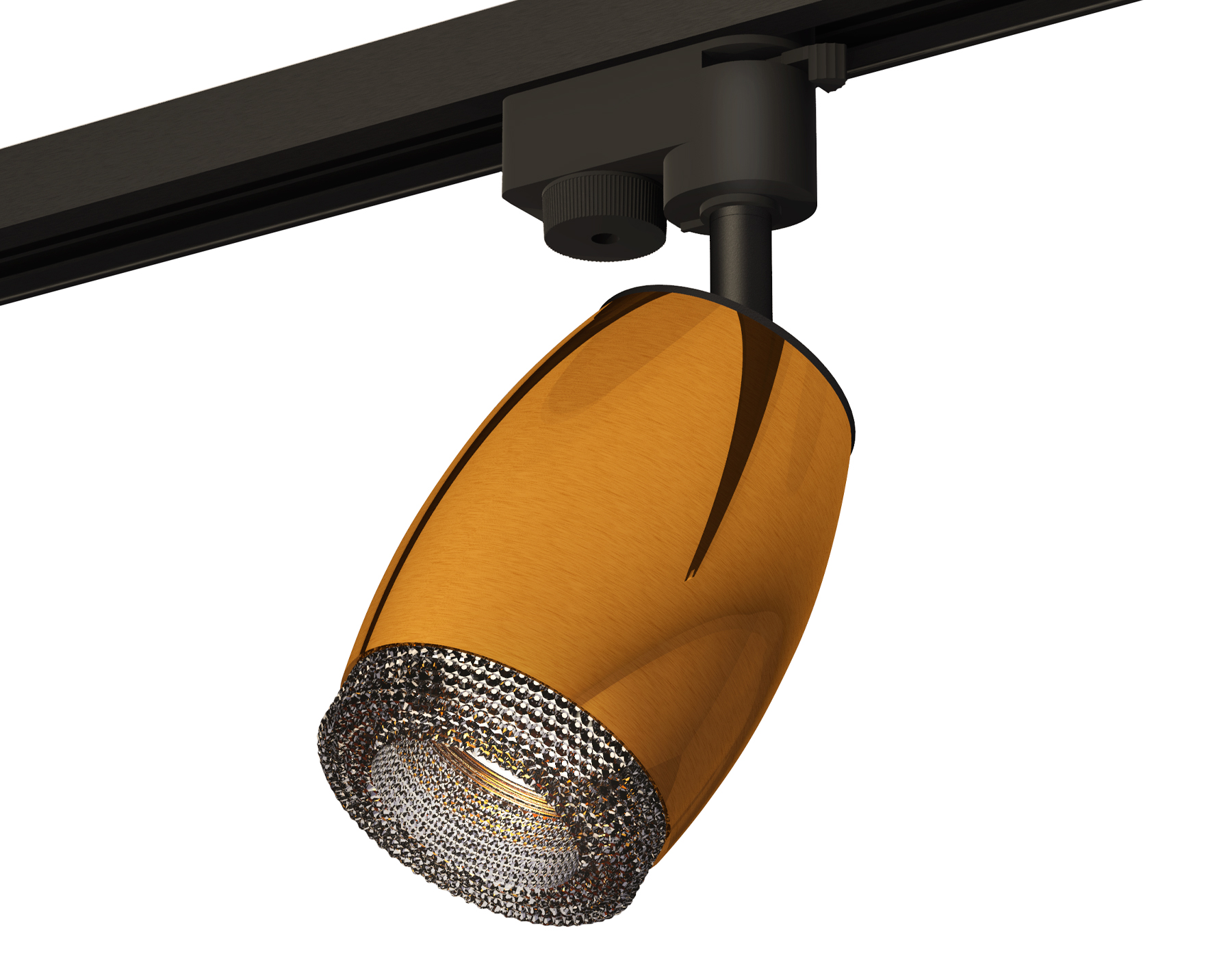 Комплект трекового однофазного светильника с композитным хрусталем XT1125005 XT1125005