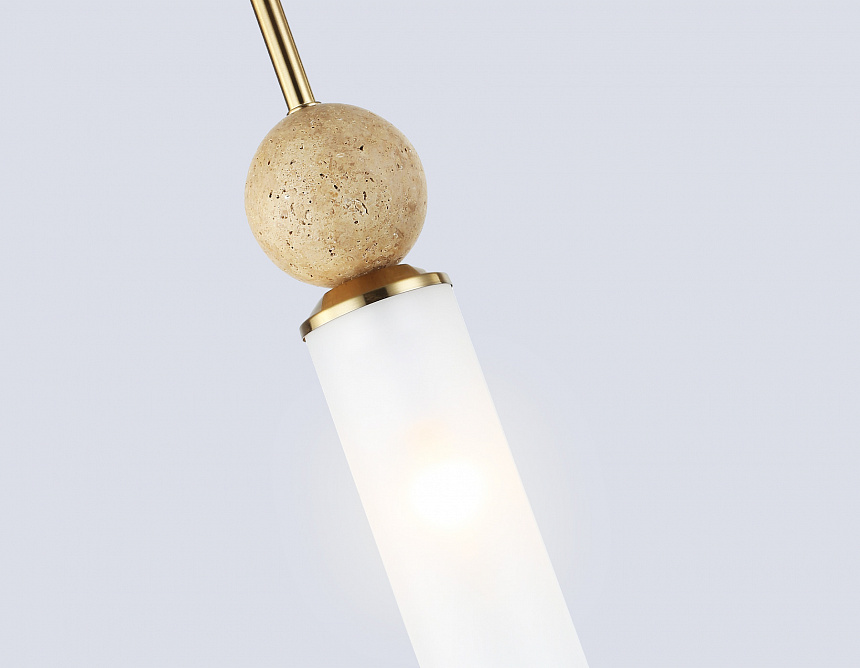 LH53256 BS/FR латунь/белый матовый E14 max 40W D80*470