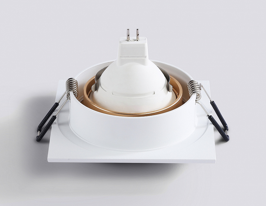 TN102728 WH/GD белый/золото GU5.3 92*92*23