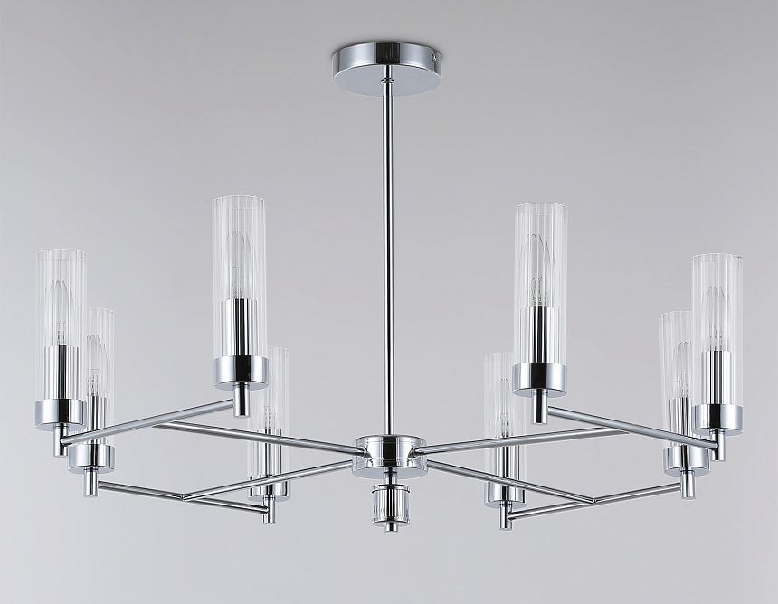 LH55152/8 CH/CL хром/прозрачный E14/8 max 40W D765*520