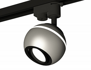 XT1103001 SSL/PBK серебро песок/черный полированный MR16 GU5.3 LED 3W 4200K (A2521, C1103, N7002)