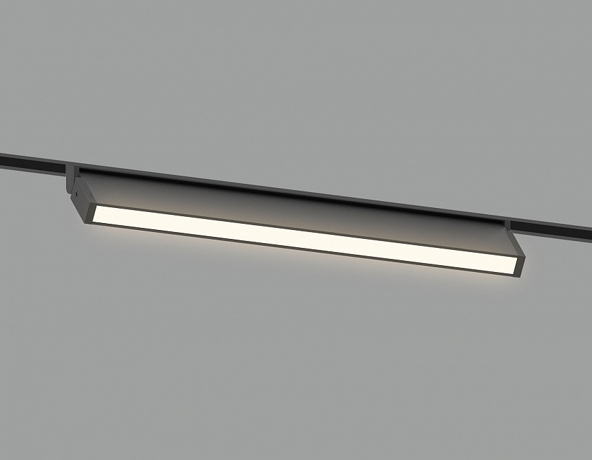 GL2350 BK черный IP20 10W 3CCT 3000/4200/6400K 48V 200*10*73