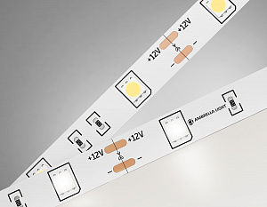 GS1802 5050 30Led/ 7.2W m/ 12V IP20 4500K/ 5000*10*1.87mm (2 конт.)