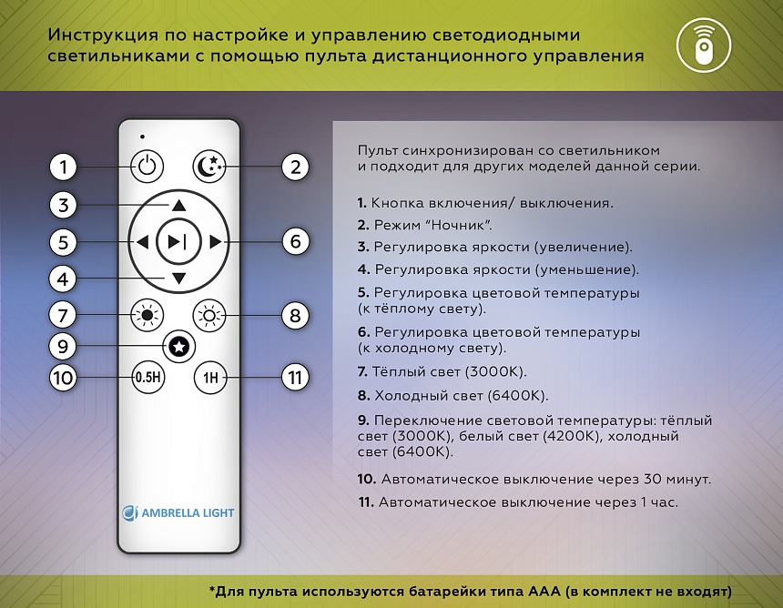 FZ1324 BK/LWD черный/светлое дерево IP20 41W D390*70 (ПДУ ИК)