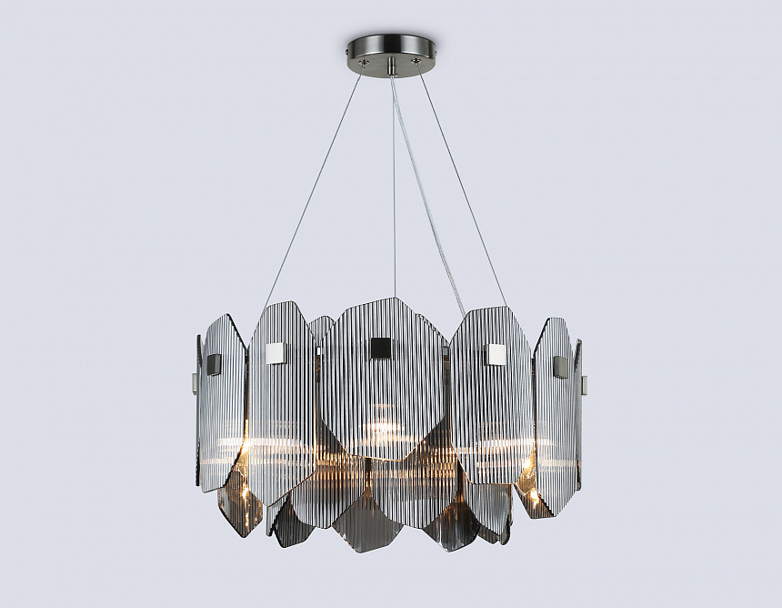 LH31201/6 SN/SM сатин никель/дымчатый E14*6 max 40W D510*270