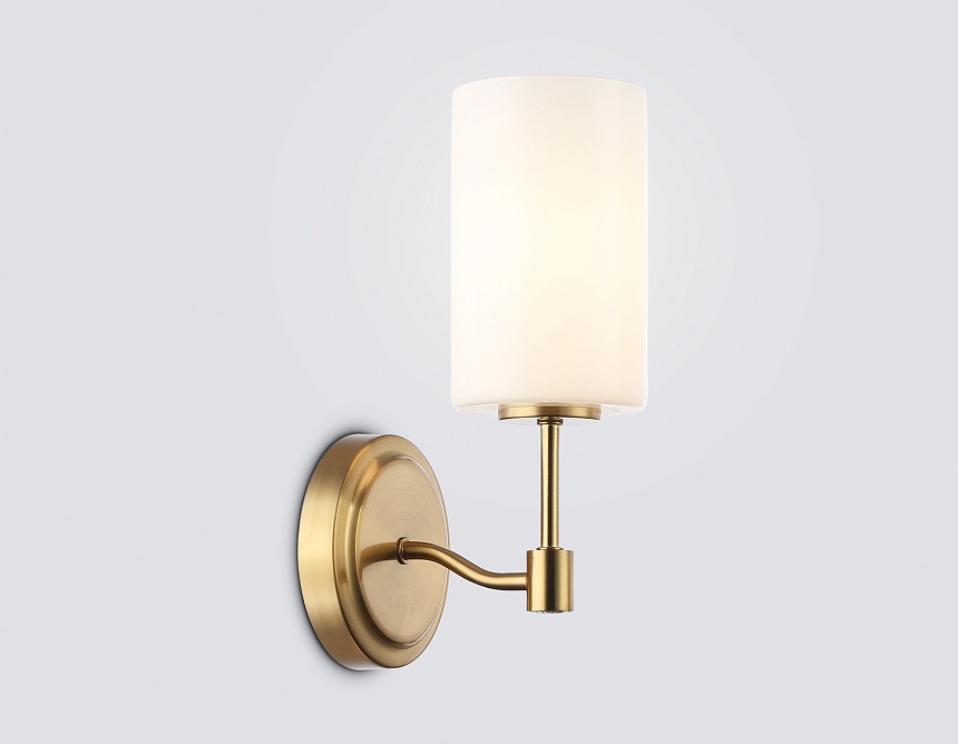 LH56056 BS/FR латунь/белый матовый E14 max 40W 160*120*280