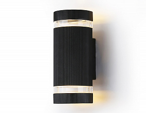 ST2562/2 BK/CL черный/прозрачный IP54 GU10/2 max 35W 235*100*65