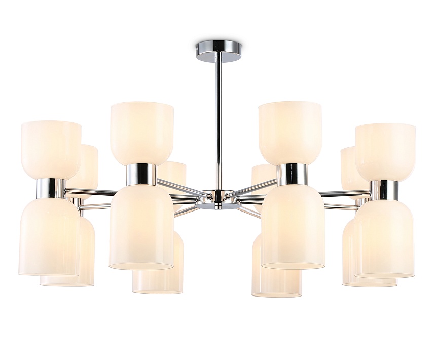 LH56085/16 СH/FR хром/белый матовый E14*16 max 40W D860*510