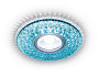 S333 BL/WH хром/лазурный/MR16+3W(LED WHITE 4200K)