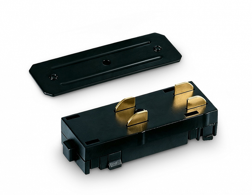 GL1106 BK черный коннектор питания с соединителем для шинопровода Magnetic 220V 68*28.5*18