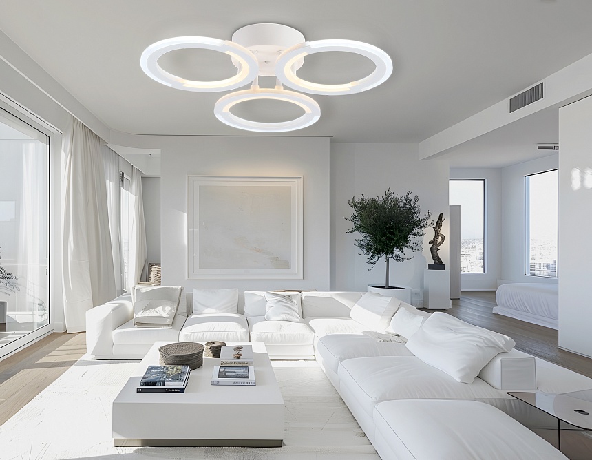 FA8942/3 WH белый 32W 3000-6000K D420*95 (ПДУ ИК)