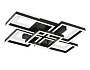 FA1012/4+1 BK черный 90W 3000K-6400K 710*490*95 (ПДУ ИК)