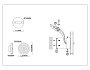 LH31115 BS/PI латунь/розовый 9W 3000K D250*90