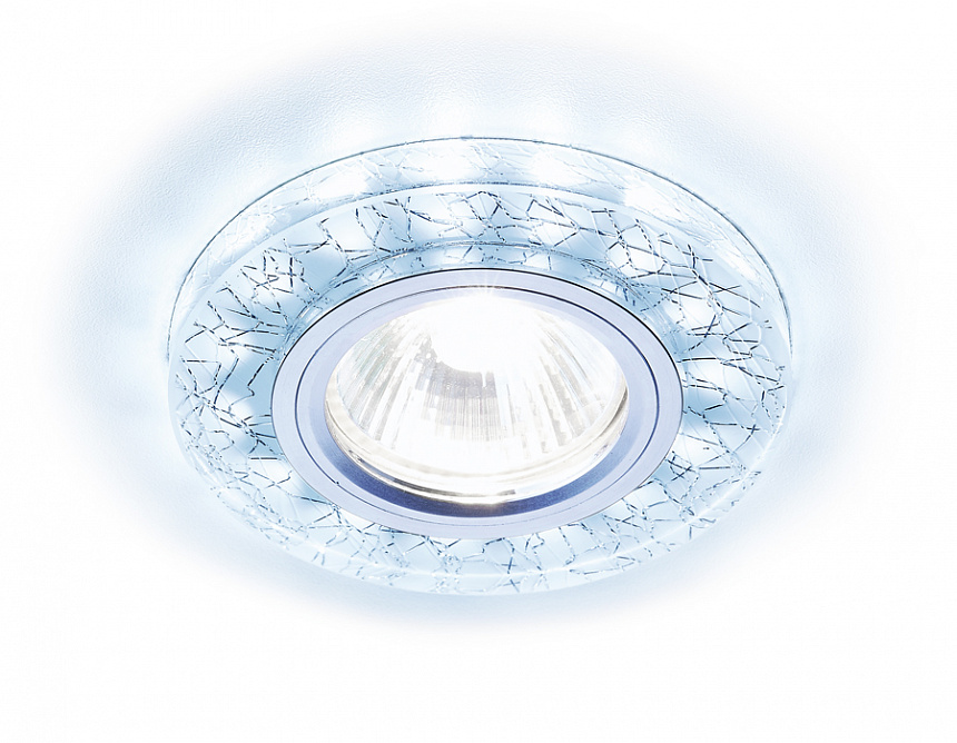 S226 W/CH/C белый/серебро/MR16+3W(LED COLD)