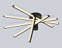 FL6222 BK черный 70W 3000K-6400K 605*605*170 (ПДУ ИК)