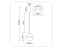 LH11003 SM/FR дымчатый/белый матовый 20W 3000K D180*200