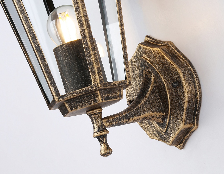 ST2012 GD/BK/CL золото/черный/прозрачный IP54 E27 max 40W 360*150*210