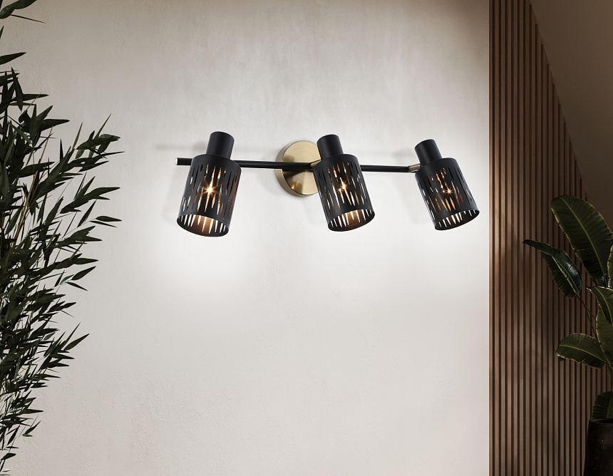 TR8669/3 BK/SB чёрный/бронза E14/3 max 60W 560*100*190