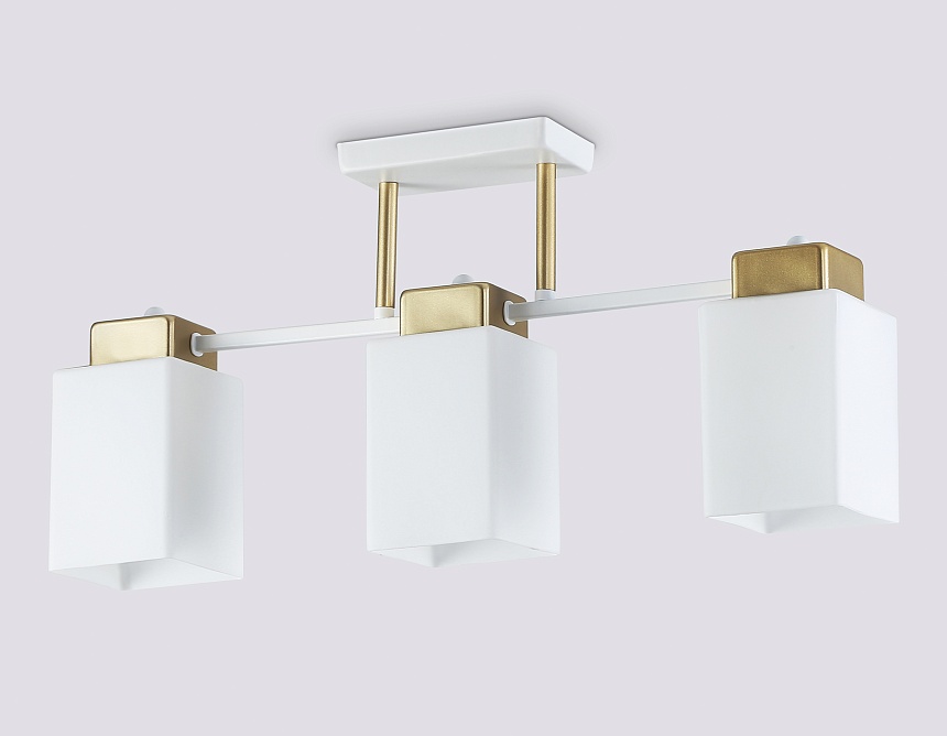 TR303045/3 WH/GD белый/золото E27/3 max 60W 540*100*270