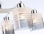 TR303207/6 WH/CH/SM/FR белый/хром/дымчатый/белый матовый E27*6 max 60W 710*400*200