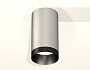 XS6324011 SSL/PBK серебро песок/черный полированный MR16 GU5.3 (C6324, N6131)