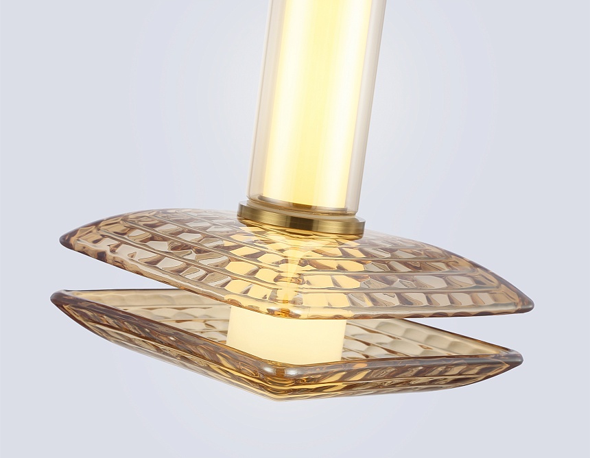 LH31001 BS/TI латунь/янтарь 10W 3000K 150*150*240