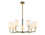 LH71503/7 BS/FR латунь/белый матовый E14*7 max 40W D840*640