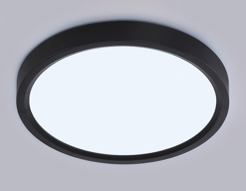 FZ1902 BK черный IP54 13W 3000K-6500K CCT-переключатель D230*25 (Без ПДУ)