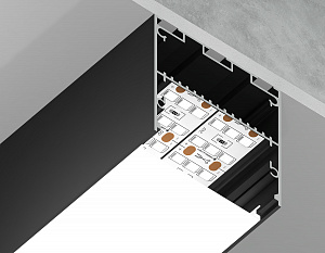 GP3100BK черный 2000*50*50