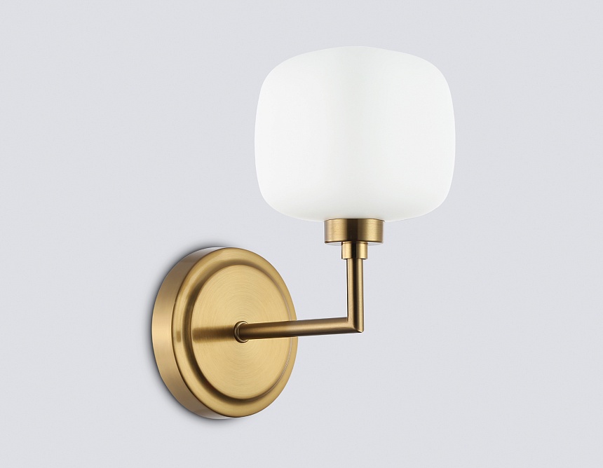 LH53021 BS/FR латунь/белый матовый G9 max 40W 195*120*230