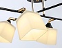 TR303089/6 BK/FGD/FR черный/золото/белый матовый E27/6 max 40W 800*580*250