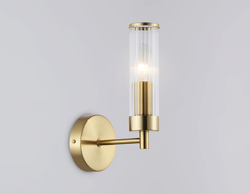 LH55164 BS/CL латунь/прозрачный E14 max 40W 155*100*245