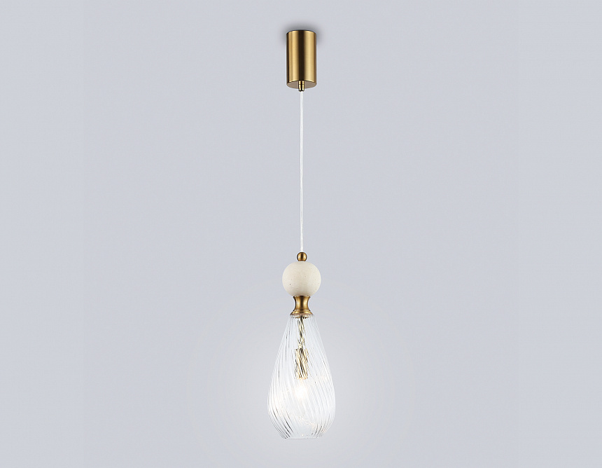 LH53283 BS/CL латунь/прозрачный E14 max 40W D125*1900