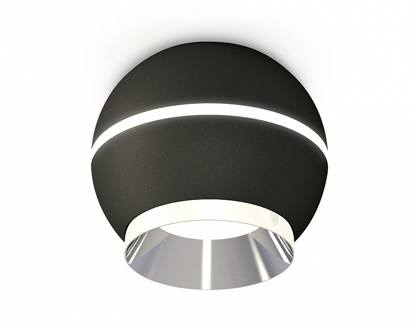 XS1102011 SBK/PSL черный песок/серебро полированное MR16 GU5.3 LED 3W 4200K (C1102, N7032) XS1102011 SBK/PSL черный песок/серебро полированное MR16 GU5.3 LED 3W 4200K (C1102, N7032)
