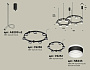 XR92091001/13 SBK/FR черный песок/белый матовый GX53 (A9209, C9238, C9232, N8445)