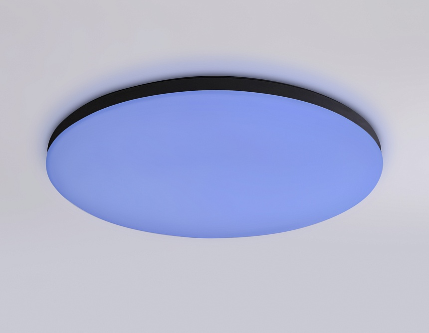 FZ2004 BK черный IP54 20W 3000K-6500K+RGB Wi-Fi Алиса/Tuya/Smart Home/Alexa D300*55 (ПДУ ИК)