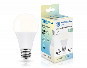 601004 LED A60 10W IC E27 4000K 175-265V