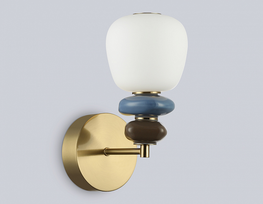 LH53168 SB/WH бронза/белый 8W 3000K 140*225*300