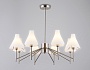 LH57125/8 SN/FR никель/белый матовый E14/8 max 40W D800*650