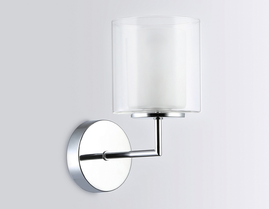 LH56005 СH/FR хром/белый матовый E14 max 40W 190*120*220