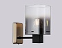 LH57045 BK/DBS/SM черный/темная латунь/дымчатый E14 max 40W 195*110*185