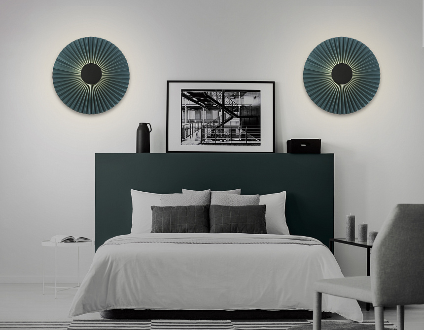 LH72645 BK/DB черный/синий 6W 3000K D300*100