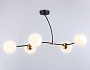 TR2548/5 BK/SB черный/бронза E27/5 max 60W 950*600*450