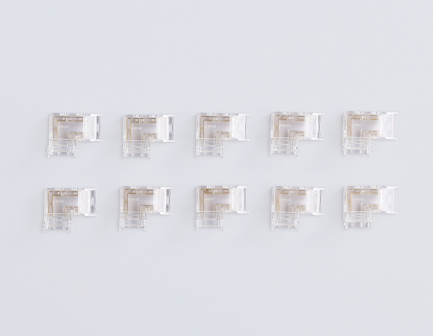 GS6891 Соединитель угловой COB RGB 12/24V для лент 10mm (4 конт.) (10шт)