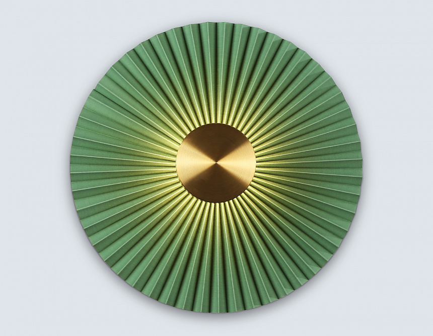 LH72649 BK/GR латунь/зеленый 6W 3000K D300*100